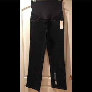 Thyme maternity jeans comfort straight blue S